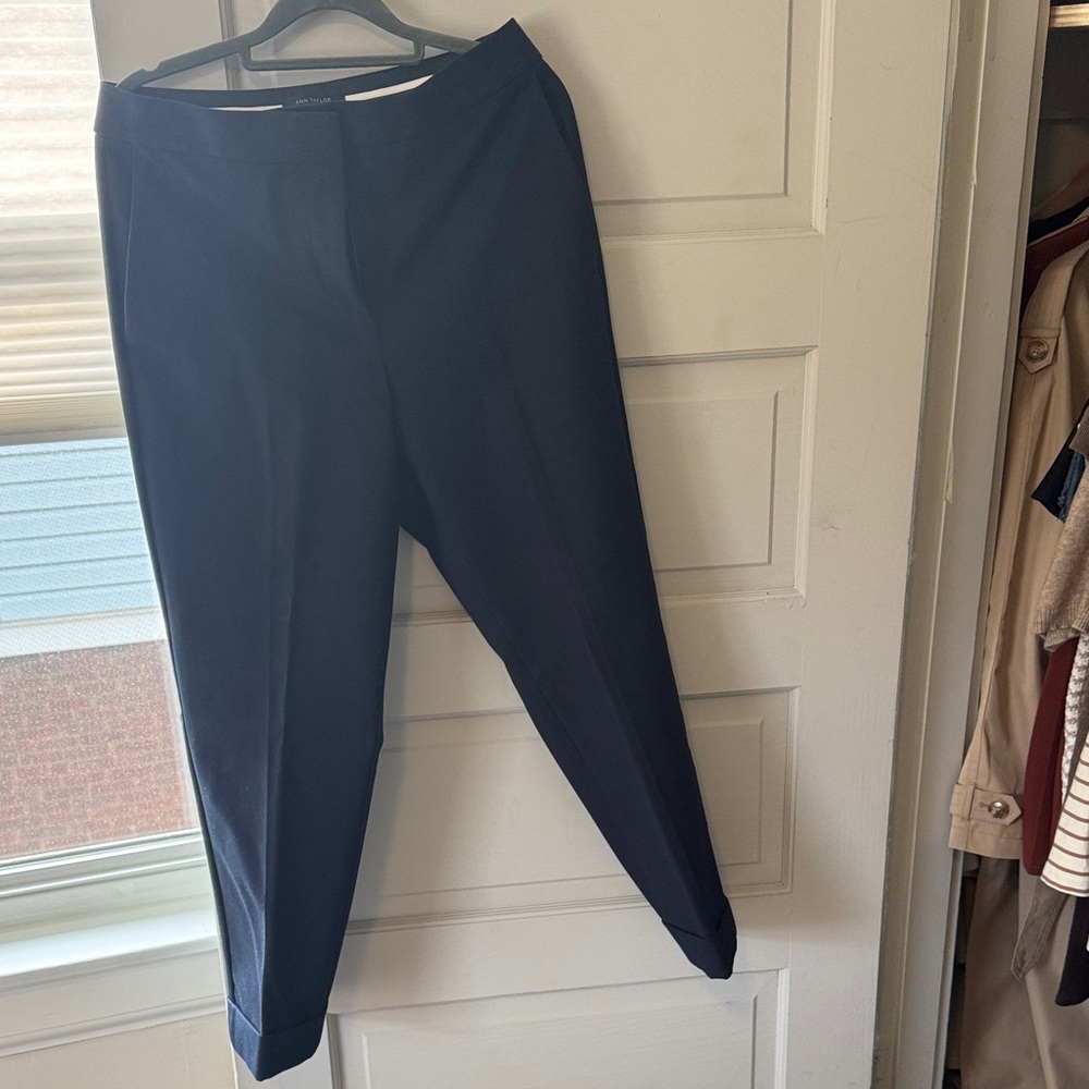 Ann Taylor Midnight Blue Cropped Pants
